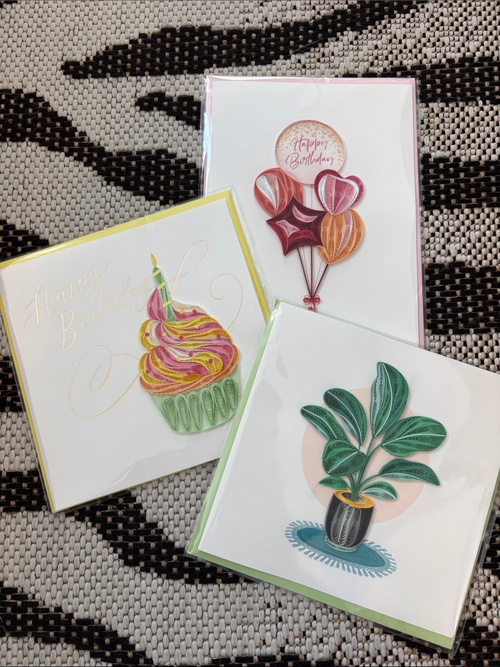 🆕Papyrus High End Handcrafted Quilled Paper Greeting Cards